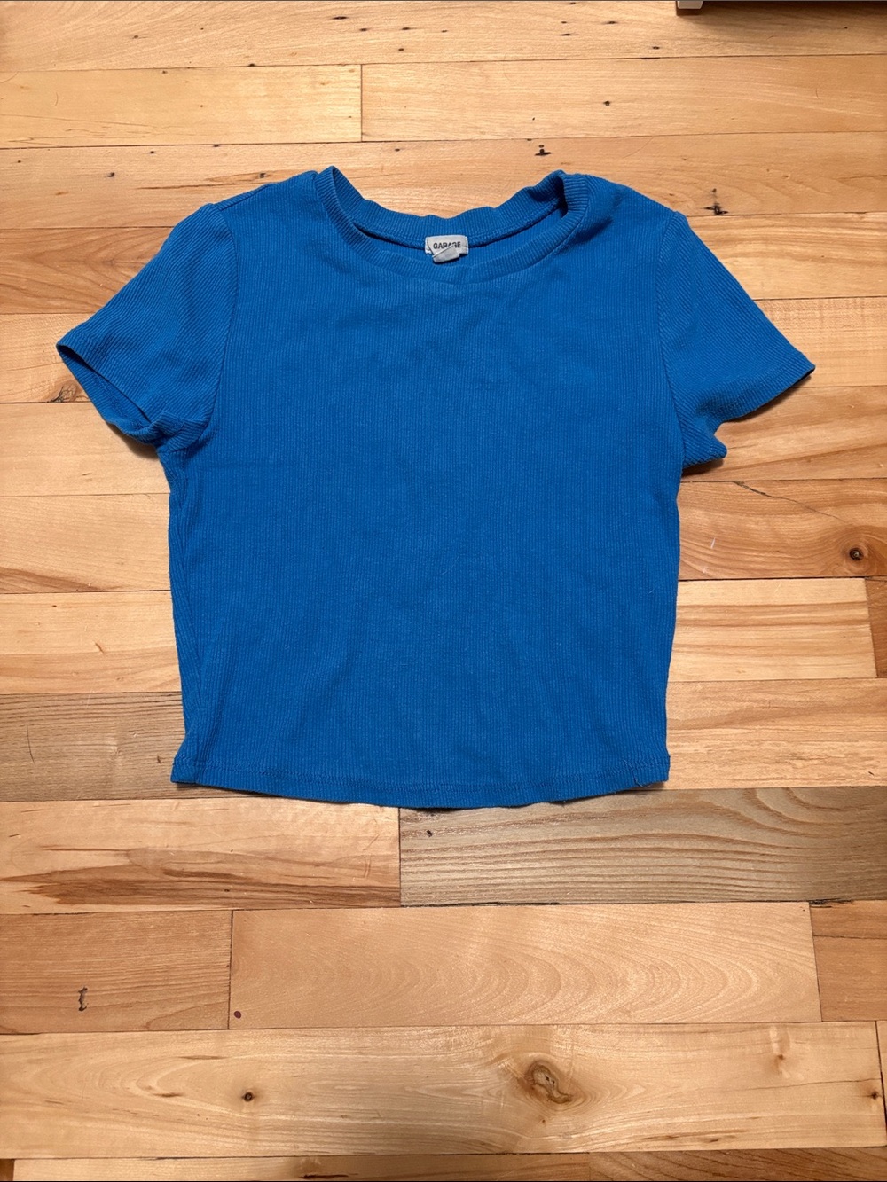 Blue garage top